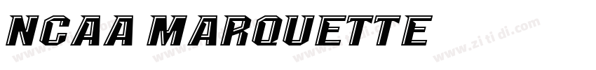 NCAA Marquette字体转换